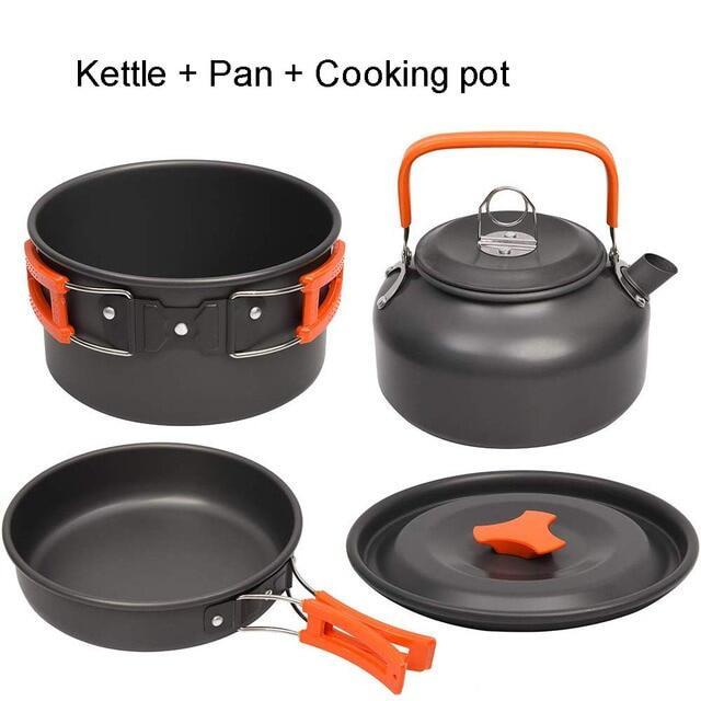 Aluminum Camping Cookware Kit