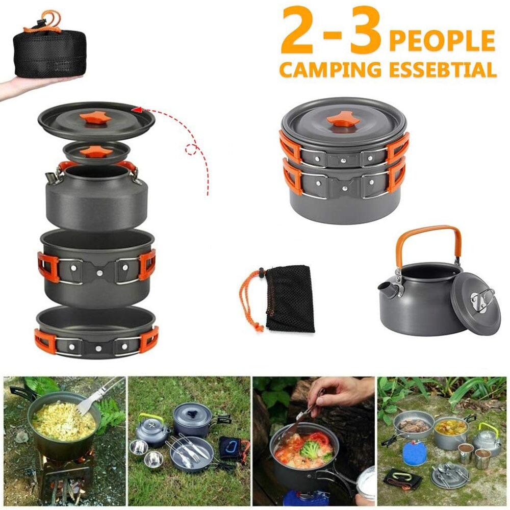 Aluminum Camping Cookware Kit