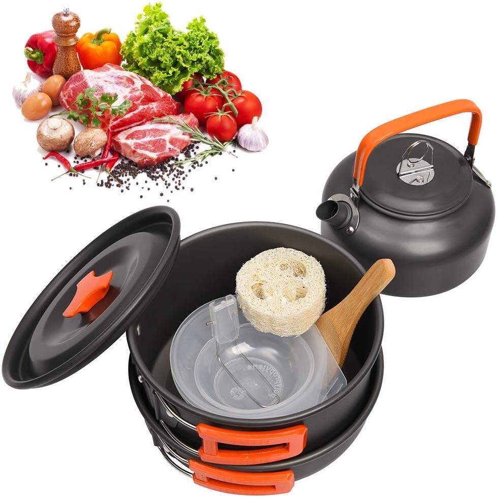 Aluminum Camping Cookware Kit