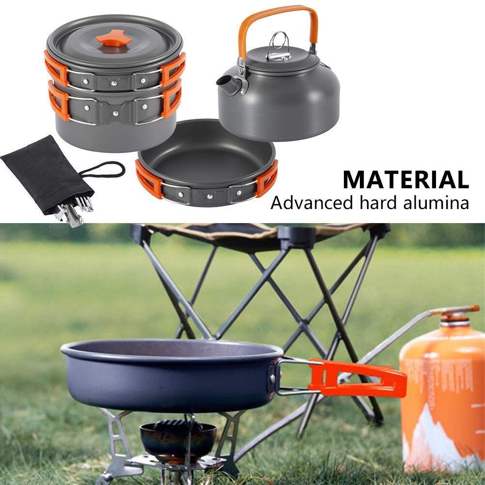 Aluminum Camping Cookware Kit