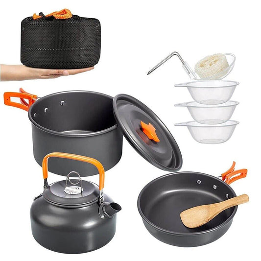 Aluminum Camping Cookware Kit